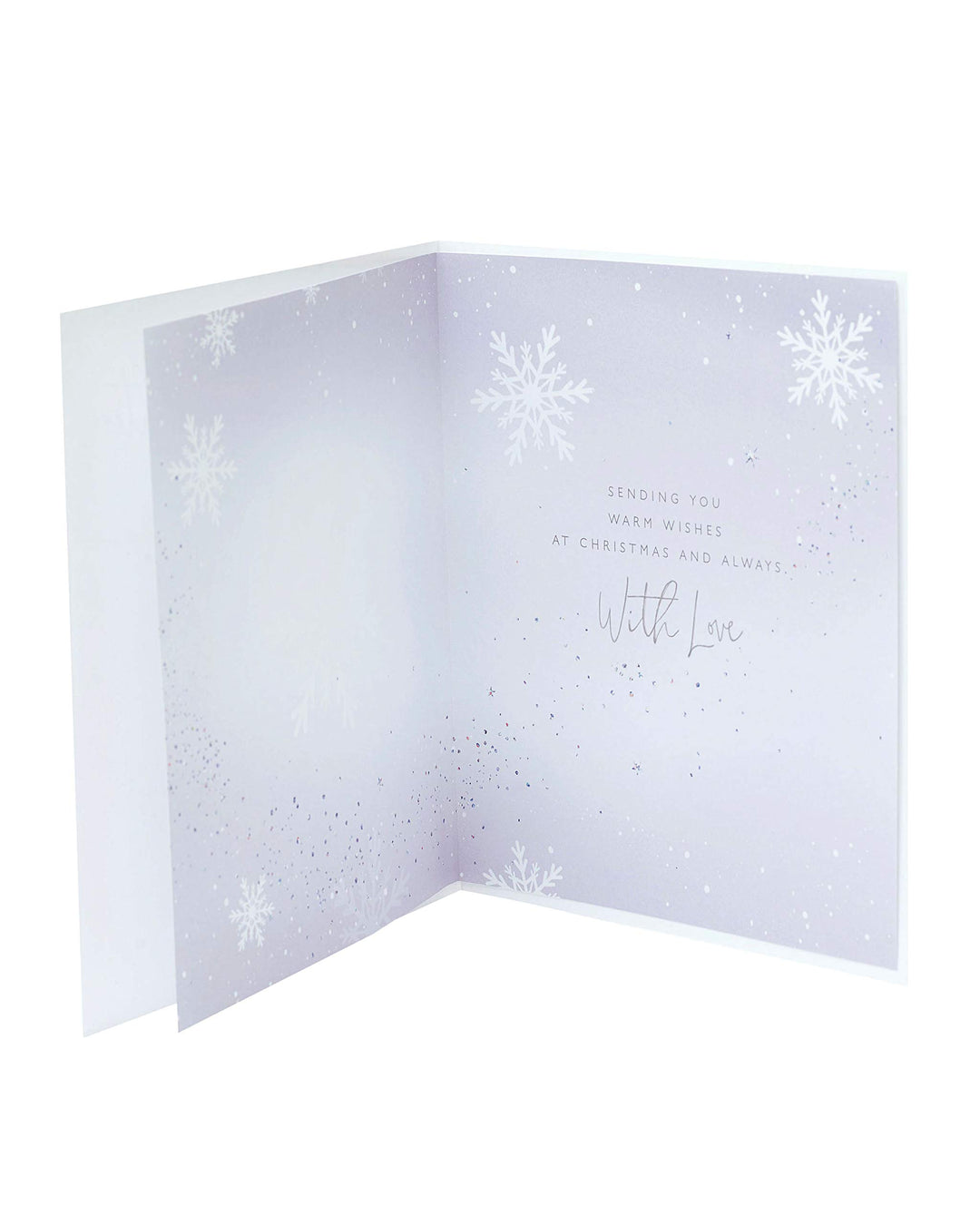 Cozy Girl Christmas Card for Granddaughter