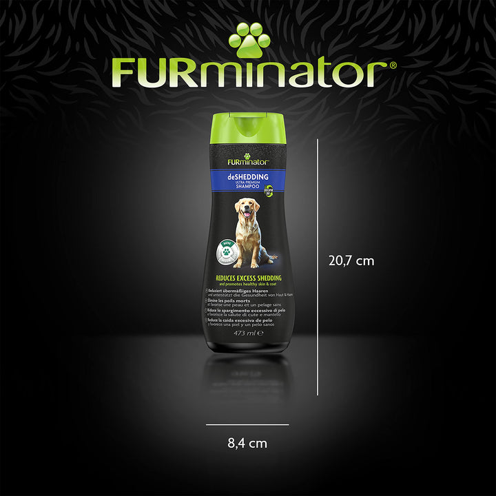 FURminator Deshedding Shampoo For Dogs 473ml, Colourless
