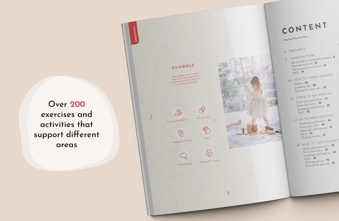 The Montessori Book for Baby Creative activities