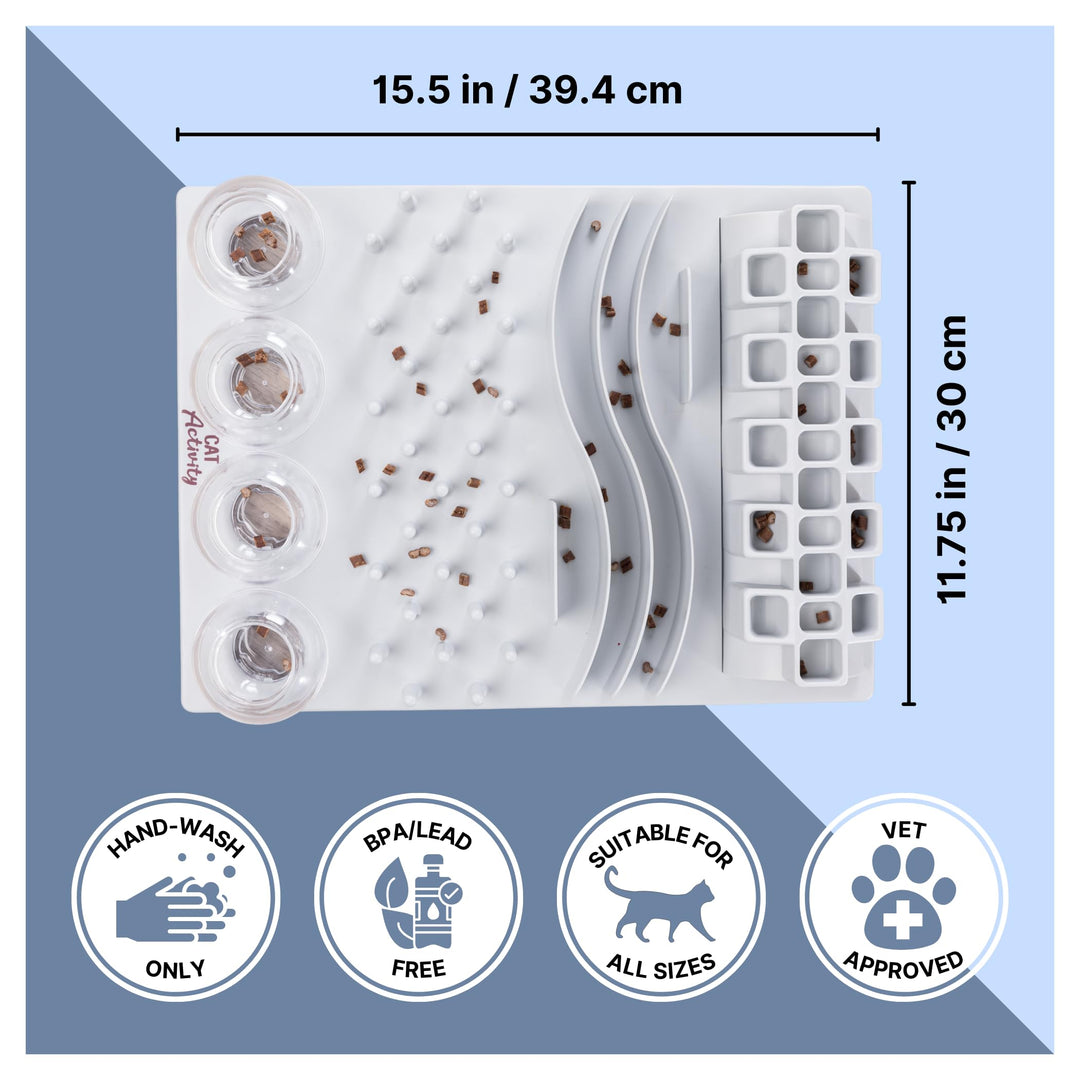 Fun Board Strategy Game for Cats, Puzzle Toy
