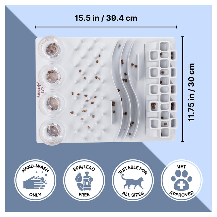 Fun Board Strategy Game for Cats, Puzzle Toy