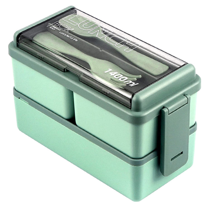 1400ml Stackable 2-Layer Bento Box