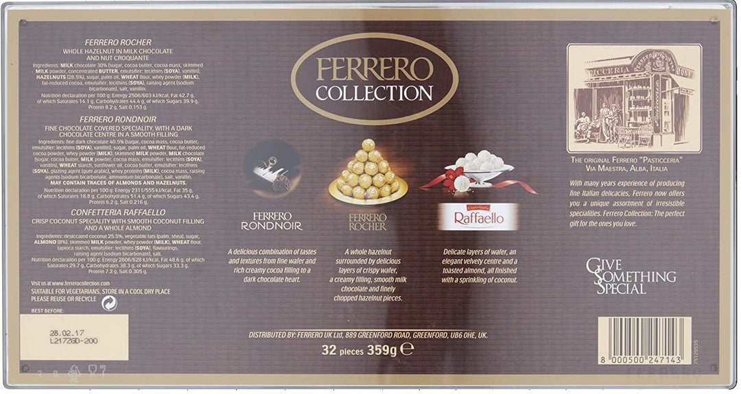 Ferrero Collection 32-Piece Chocolate Gift Box