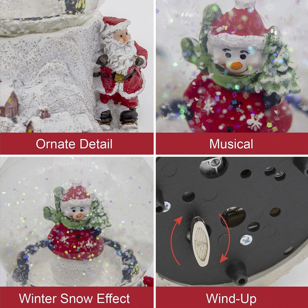 Musical Snowman Snow Globe
