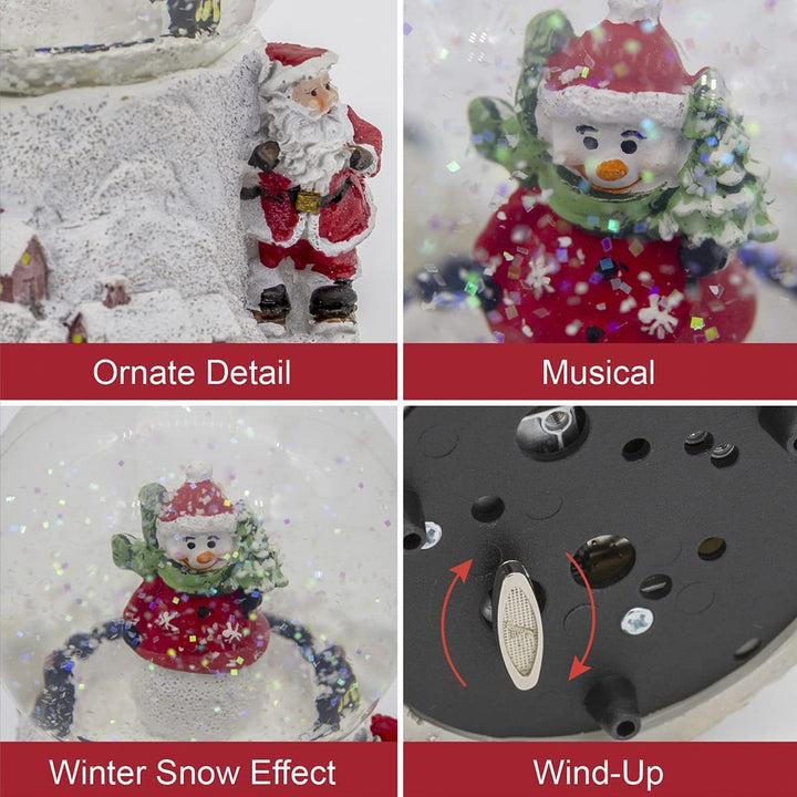 Musical Snowman Snow Globe