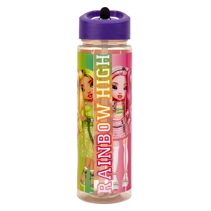 Rainbow High 600ML Reusable Straw Bottle