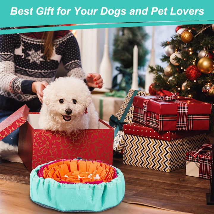 Vivifying Snuffle Mat for Dogs, Washable Dog Snuffle Mat, Interactive Dog Toys for Boredom, Game Toy Encourages Natural Foraging Skills and Slow Eating