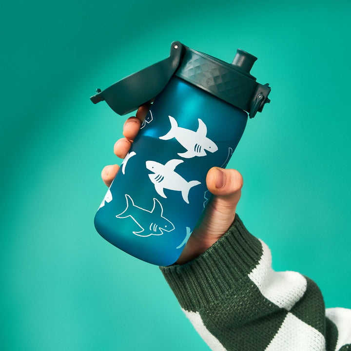Shark Blue Kids BPA-Free Leakproof Water Bottle