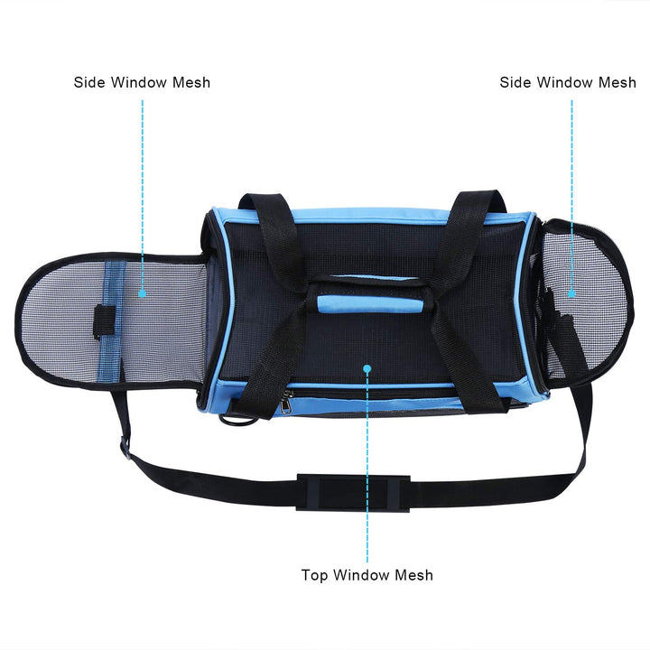 YLONG Cat Carrier Airline Approved Pet Carrier,Soft-Sided Pet Travel Carrier for Cats Dogs Puppy Comfort Portable Foldable Pet Bag