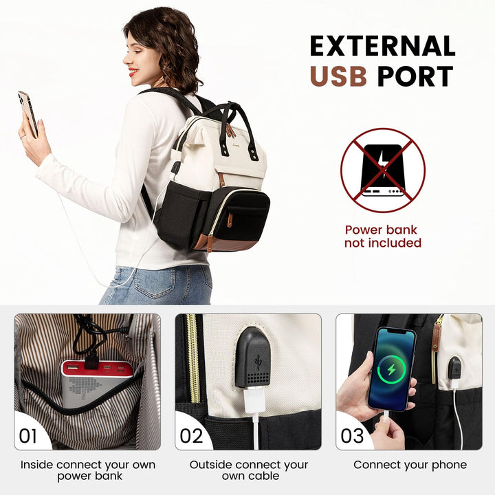 15.6" Women's Waterproof Laptop Backpack