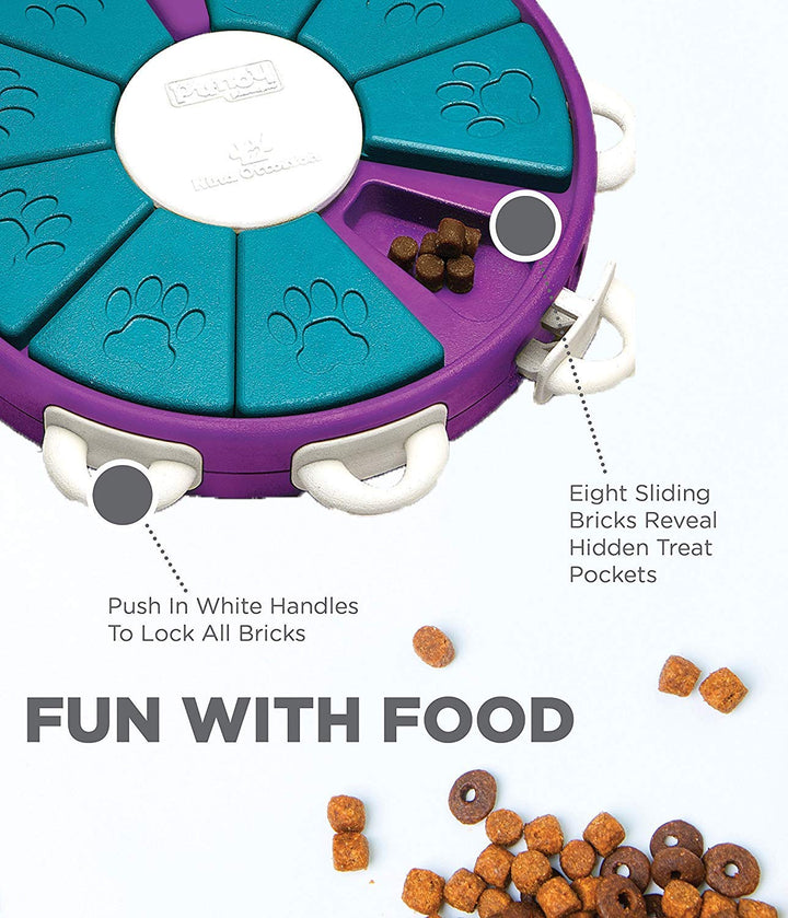 Outward Hound Nina Ottosson Dog Twister Interactive Treat Puzzle Dog Toy, Advanced