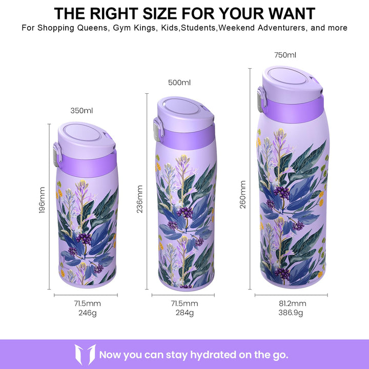 Ultralight 350ml Stainless Steel Insulated Water Bottle