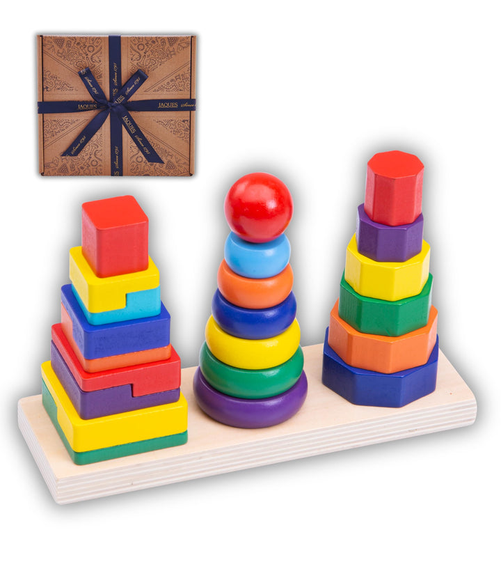 Wooden Stacking Rings Educational Toddler Toys