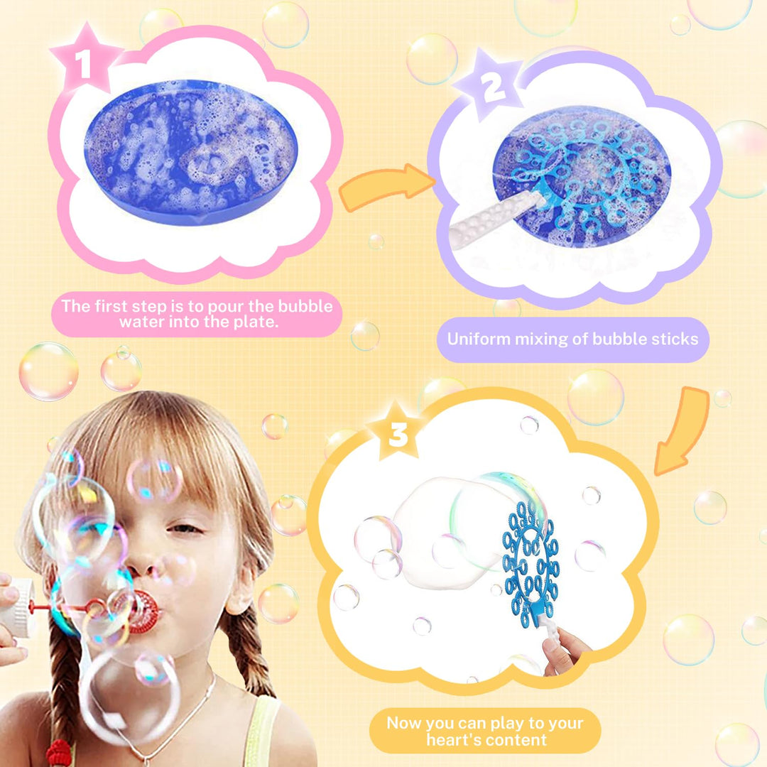 Bubble Wands Set 28Pcs Giant Bubble Wands for Kids Large Bubble Making Wand Kit for Summer Garden Games Outdoor Activity Toys