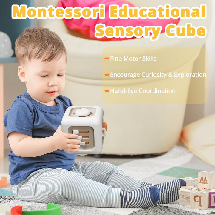 Sensory Toys for Toddler 1-3|Montessori Toys for 1 Year Old Boy|Travel Toy for 12-18 Months Baby