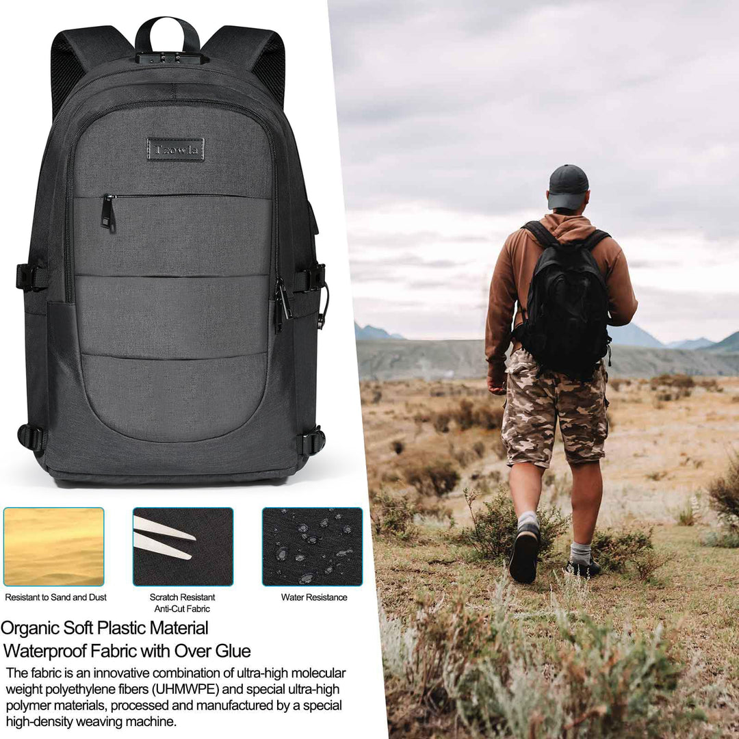 15.6" USB Charging Anti-Theft Laptop Backpack