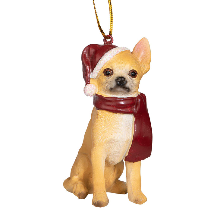 Xmas Chihuahua Dog Ornaments