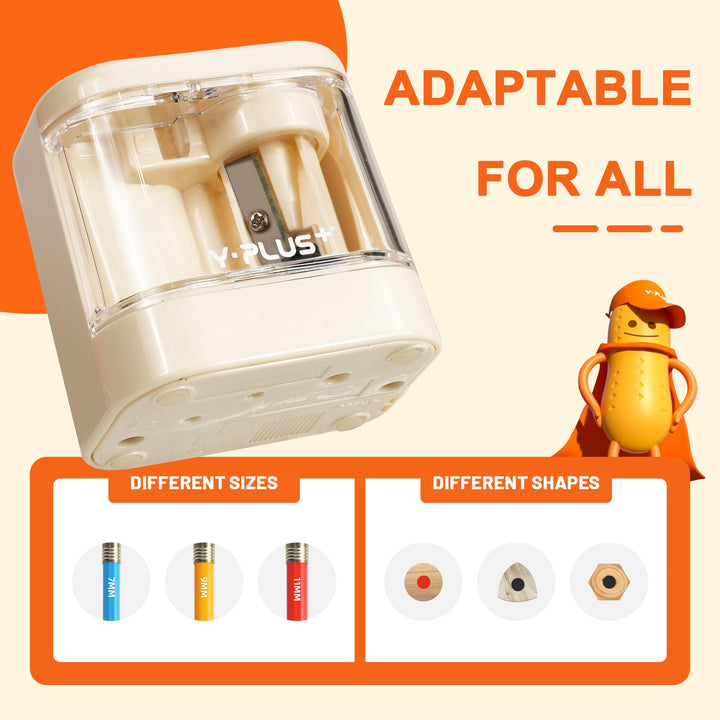 Cute Pink Electric Pencil Sharpener for Kids