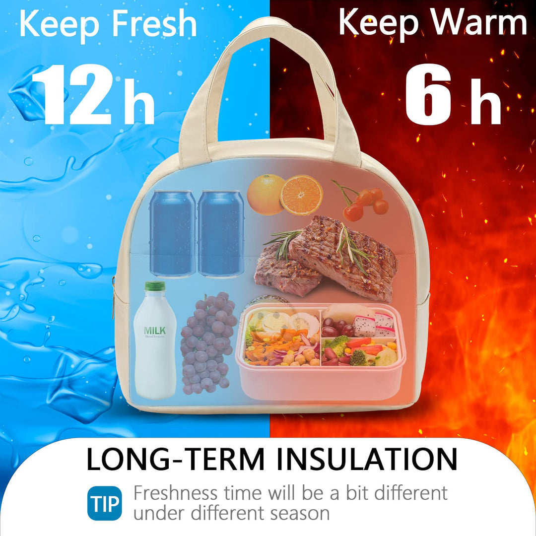 Large Reusable Lunch Tote for Women