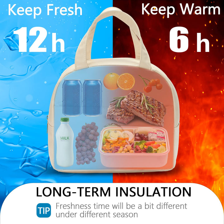 Large Reusable Lunch Tote for Women