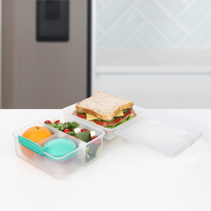 Sistema TO GO Lunch Cube Max | 2L | BPA-Free Lunch Box with Compartments