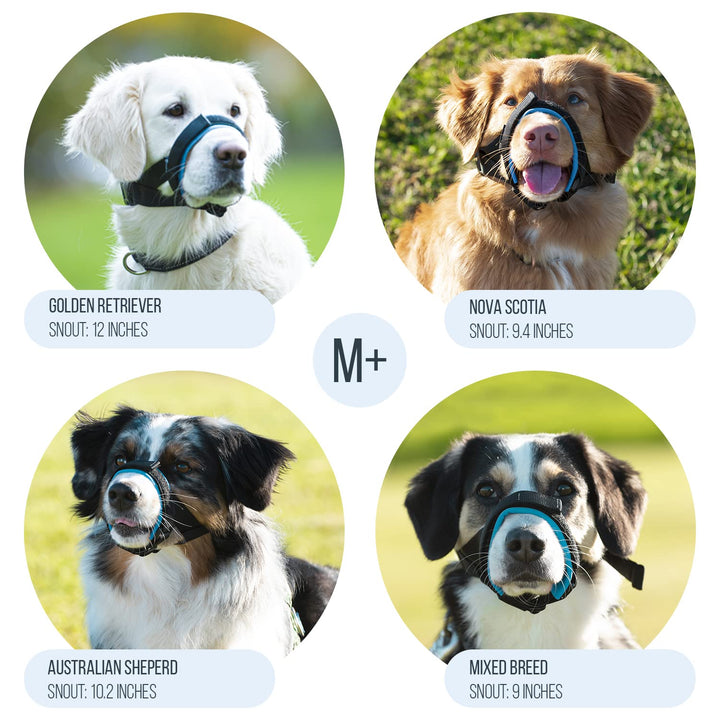 Gentle Muzzle Guard for Dogs - Prevents Biting and Unwanted Chewing Safely – New Secure Comfort Fit