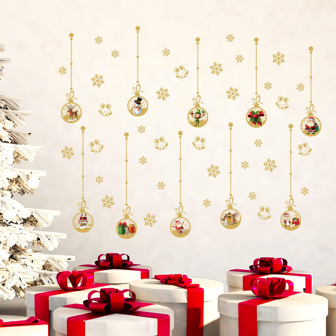 Matt Gold Christmas Wall Stickers