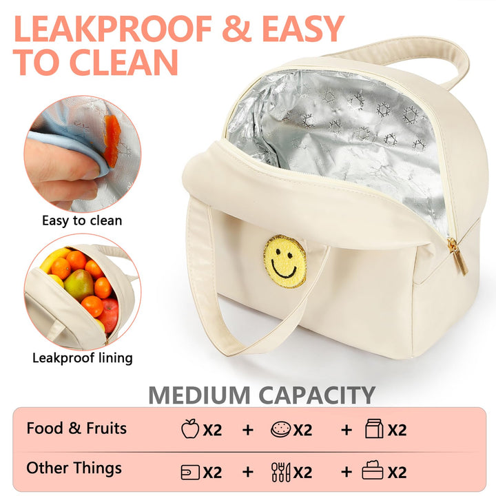 Large Reusable Lunch Tote for Women