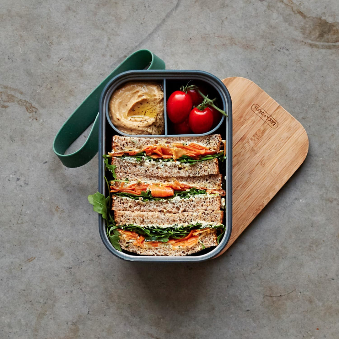 Stainless Steel Lunch Box with Bamboo