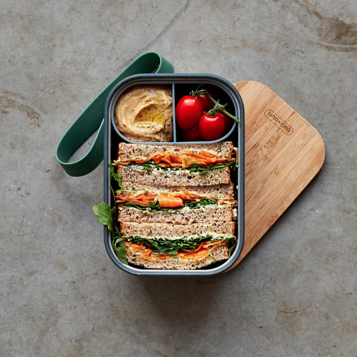 Stainless Steel Lunch Box with Bamboo