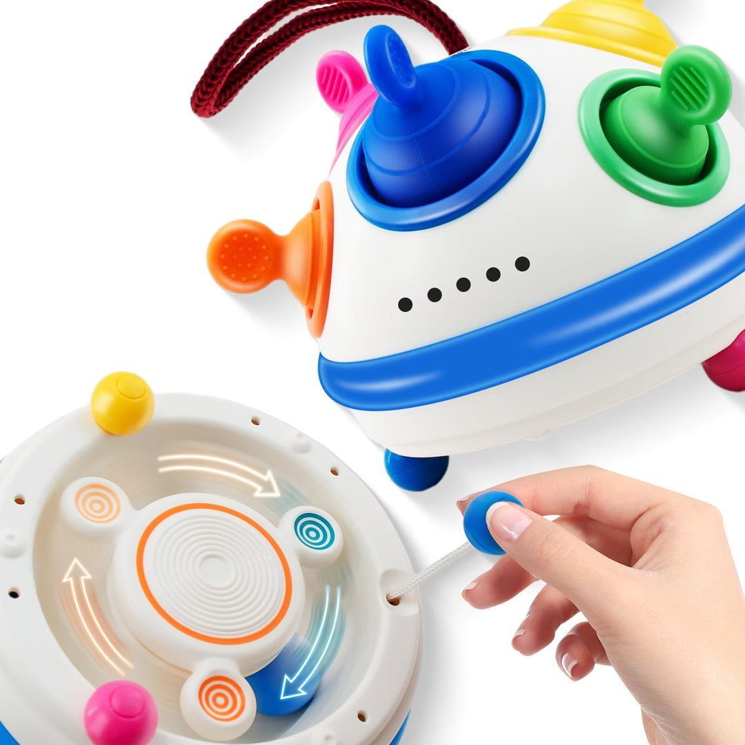 Montessori Baby 12M+, Food Grade Silicone Sensory Activity Toys