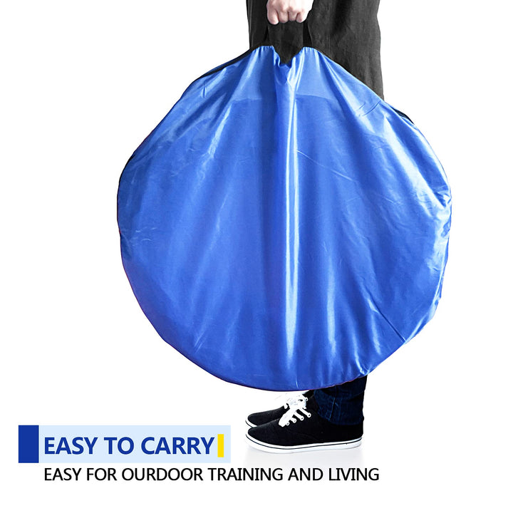 YON.SOU.10 Foot Dog Agility Tunnel with 2 Sandbags,24-Inch Open Tunnel for Dog Agility Equipment Indoor and Outdoor
