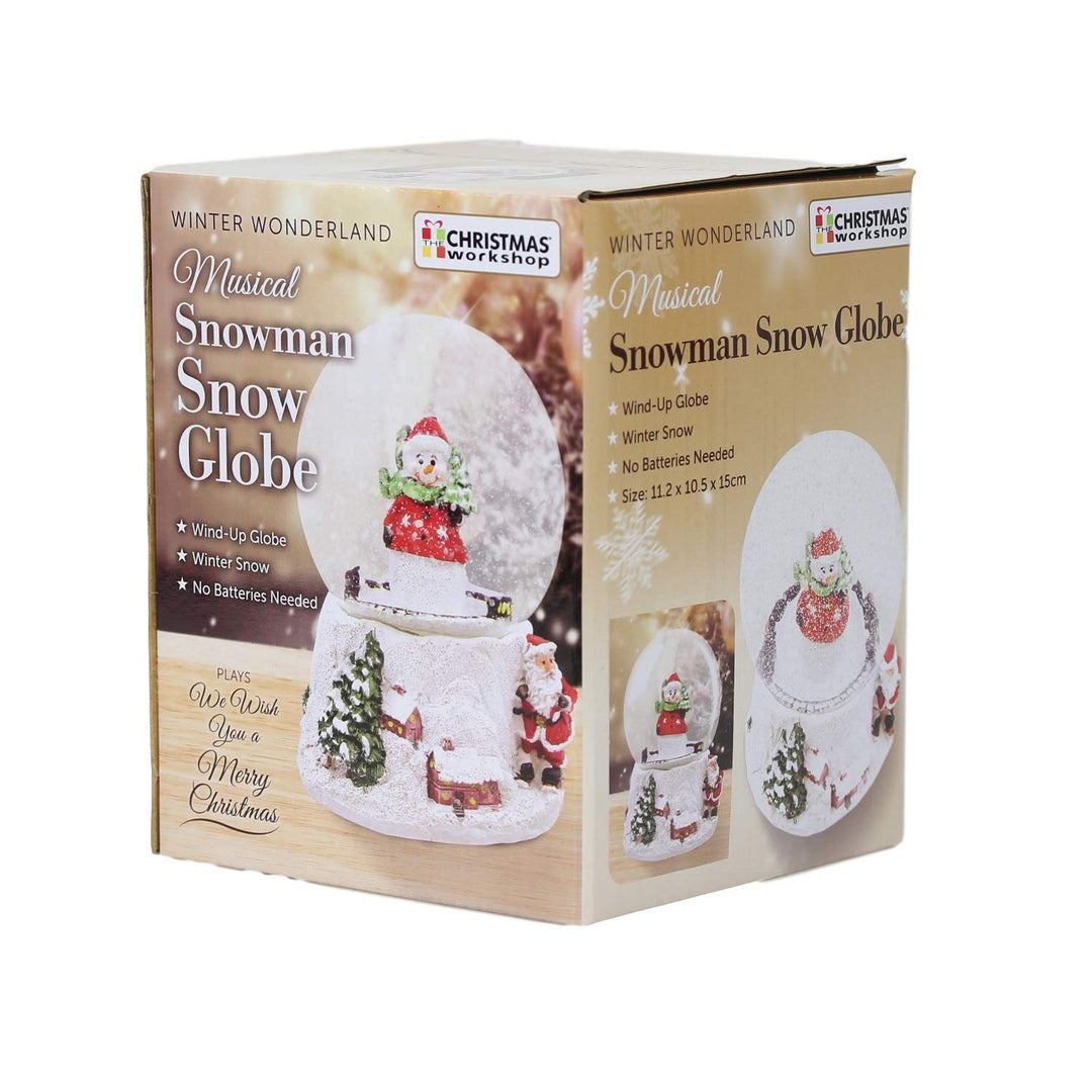 Musical Snowman Snow Globe