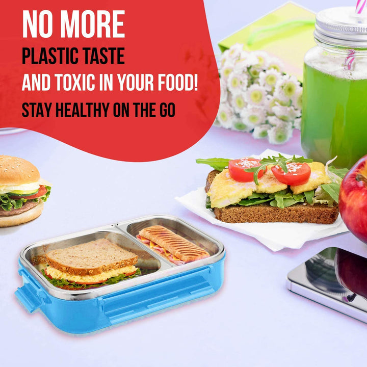 Leak-Proof Stainless Steel Bento Lunch Box