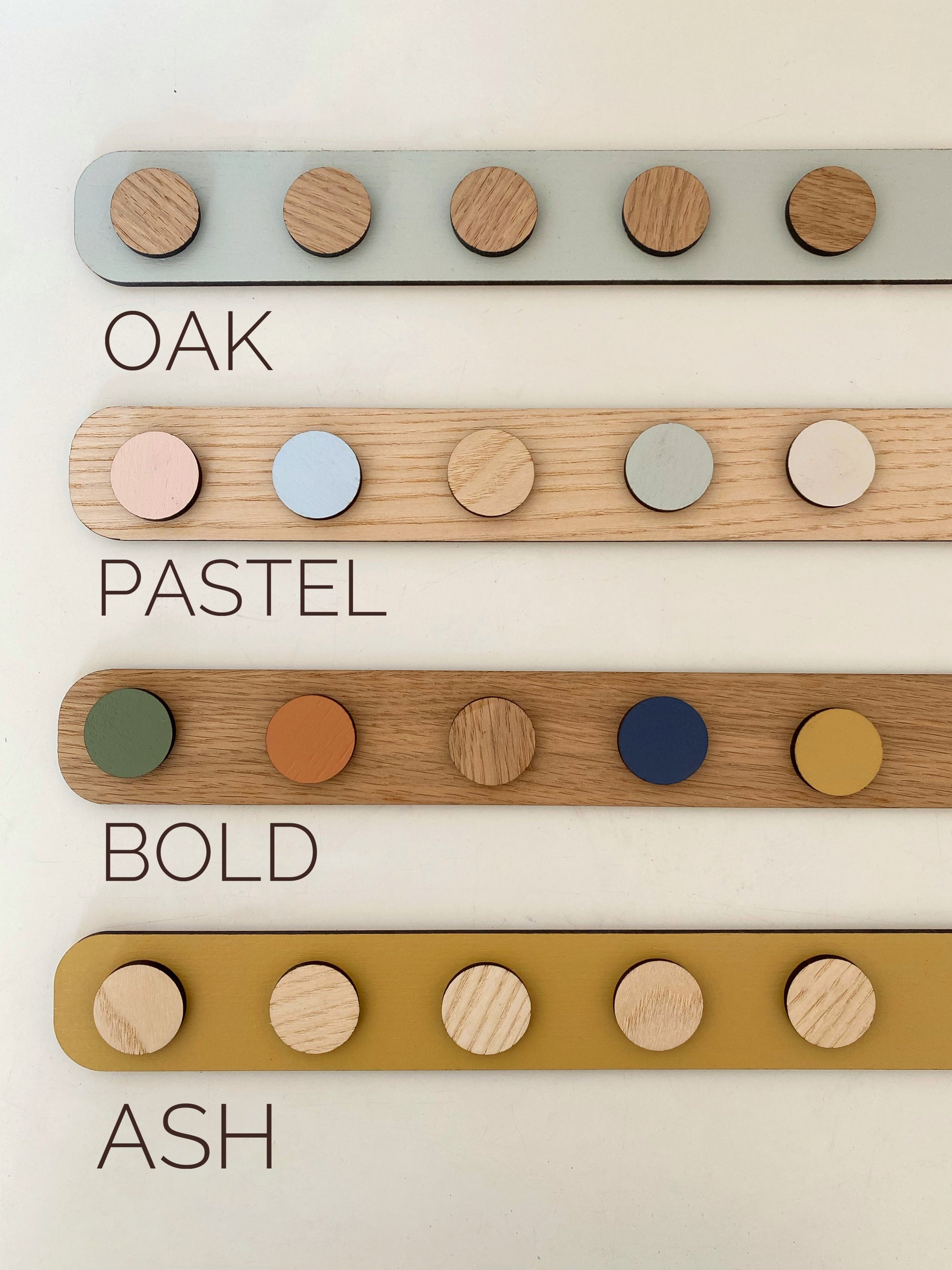 The Art Display Bar - Straight - Oak