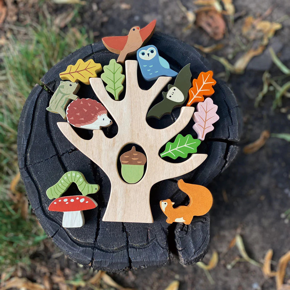 Tender Leaf Stacking Forest by Tenderleaf Toys - Learning Bugs UK