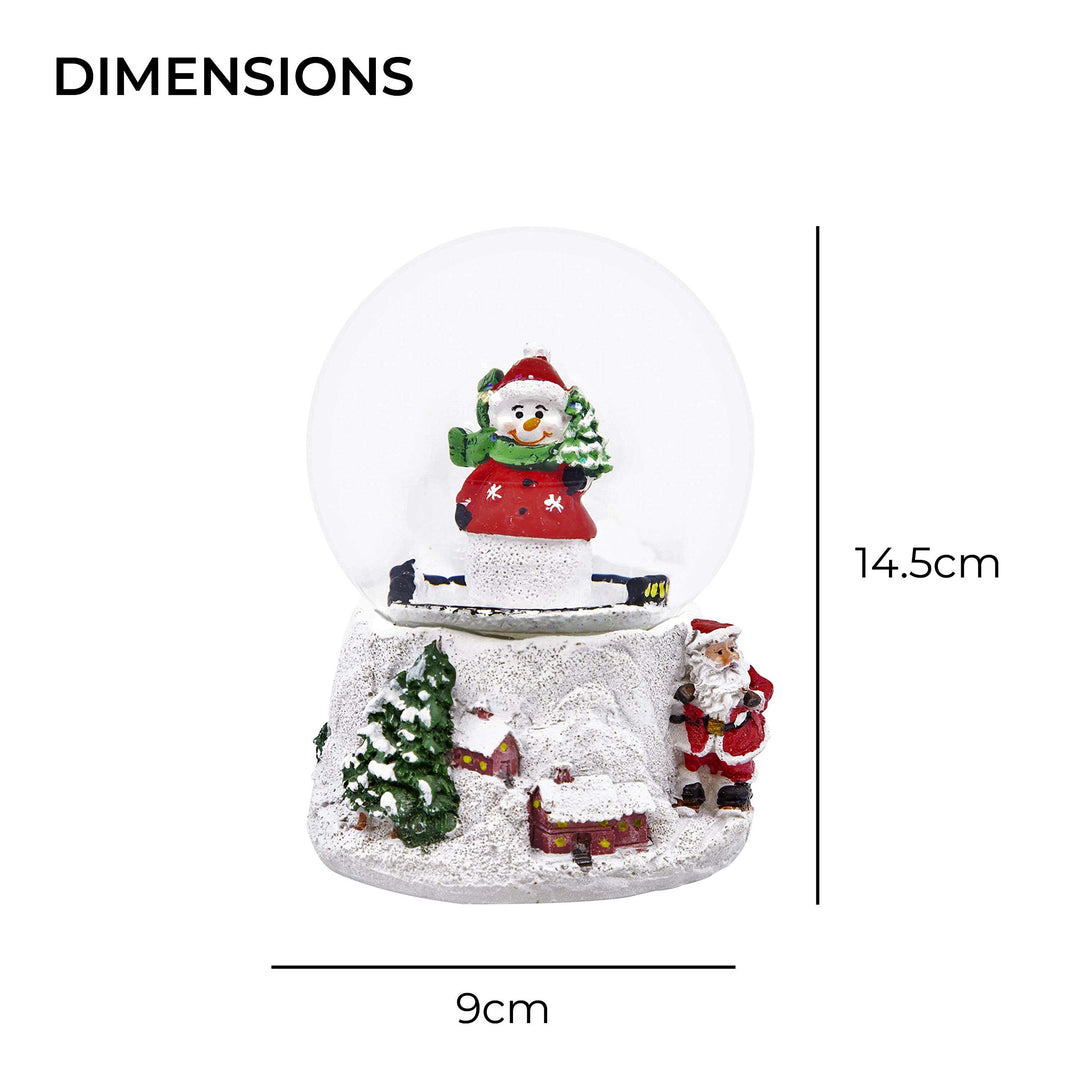 Musical Snowman Snow Globe