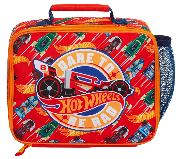 Kids Cars Insulated Lunch Bag with Drink Holder