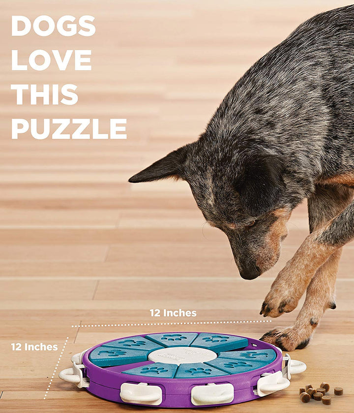 Outward Hound Nina Ottosson Dog Twister Interactive Treat Puzzle Dog Toy, Advanced