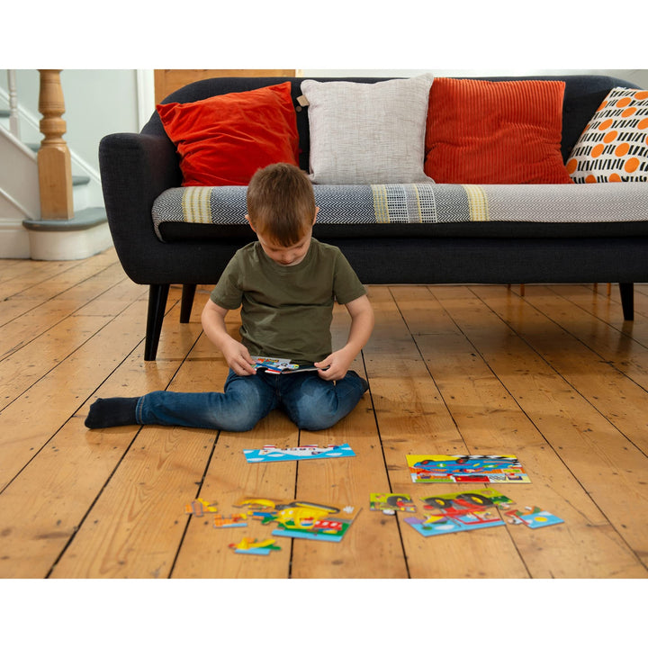 Fun Colourful Vehicle Jigsaw Puzzles for 3 Year Old