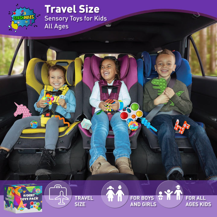 75 pcs Fidget Toys Kids Pack - Pinata Stuffers, Party Favours, Classroom Prizes, Stress Relief