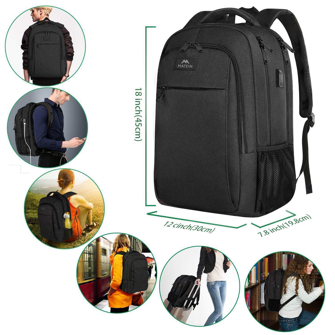 15.6" USB Charging Laptop Backpack