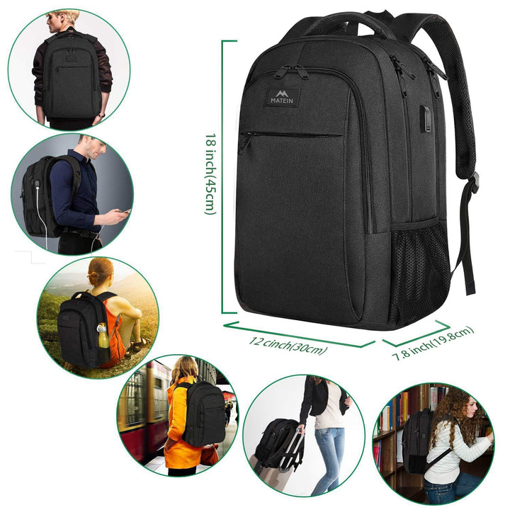 15.6" USB Charging Laptop Backpack