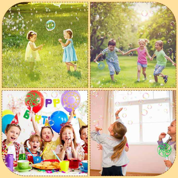 Bubble Wands Set 28Pcs Giant Bubble Wands for Kids Large Bubble Making Wand Kit for Summer Garden Games Outdoor Activity Toys