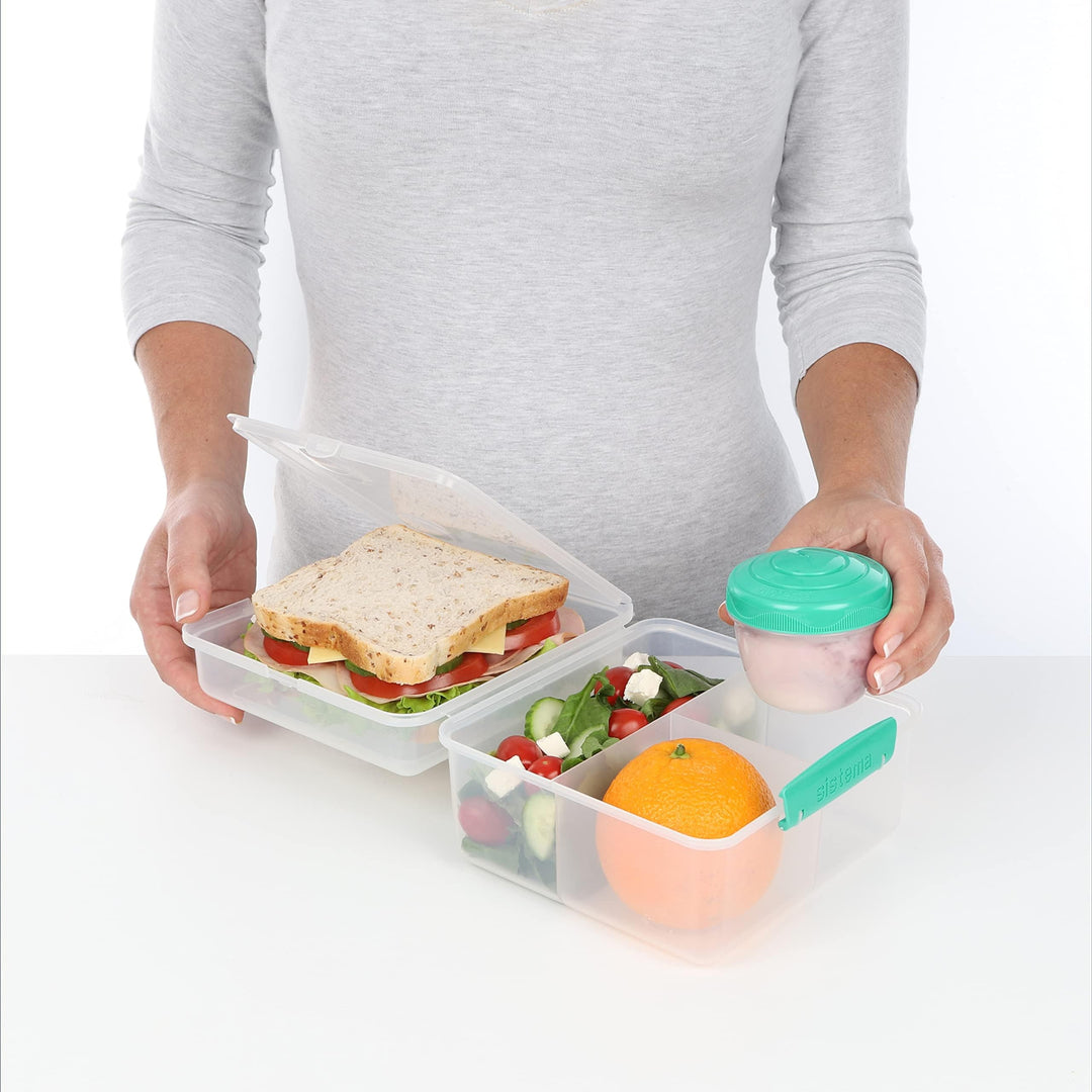 Sistema TO GO Lunch Cube Max | 2L | BPA-Free Lunch Box with Compartments
