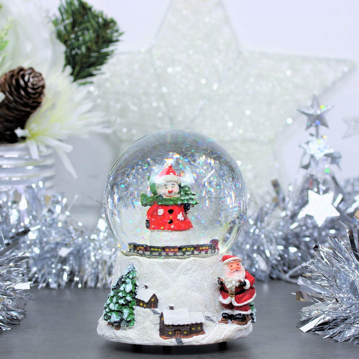 Musical Snowman Snow Globe