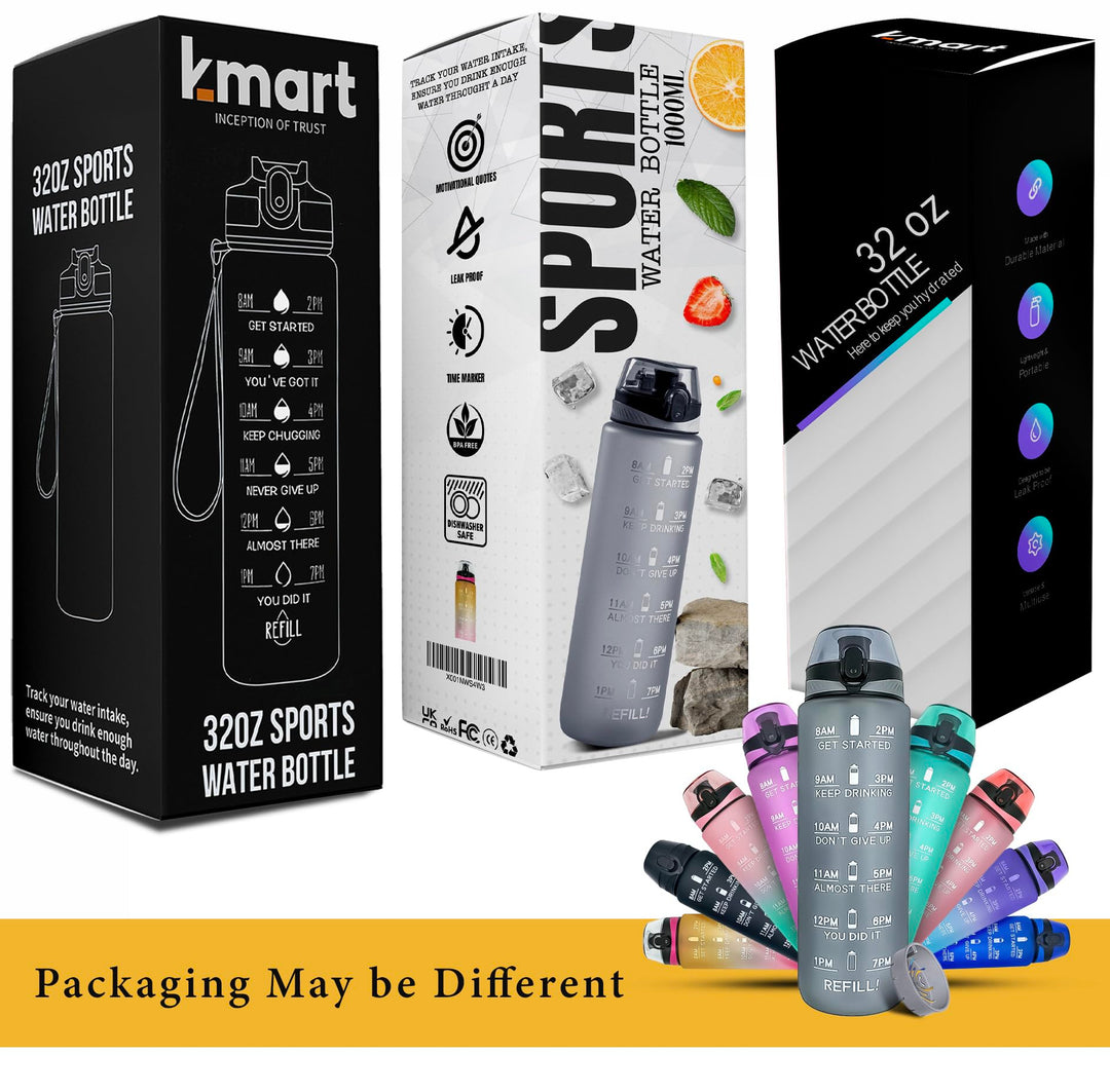 Purple Gradient 1L Leak-Proof Water Bottle