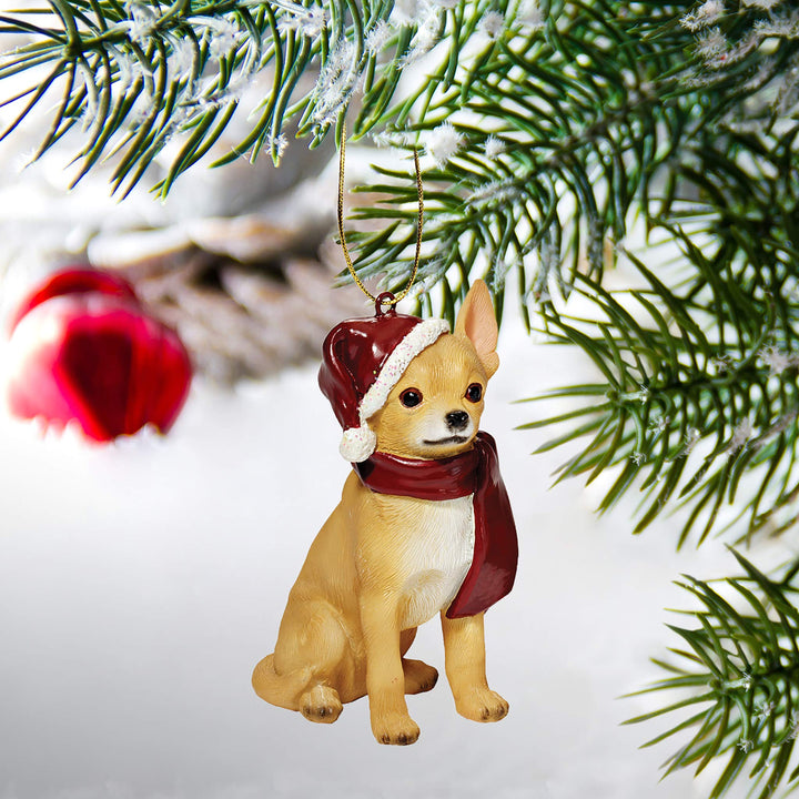 Xmas Chihuahua Dog Ornaments