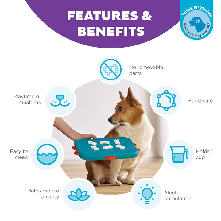 Nina Ottosson by Outward Hound Dog Casino Interactive Treat Puzzle Dog Toy, Advanced