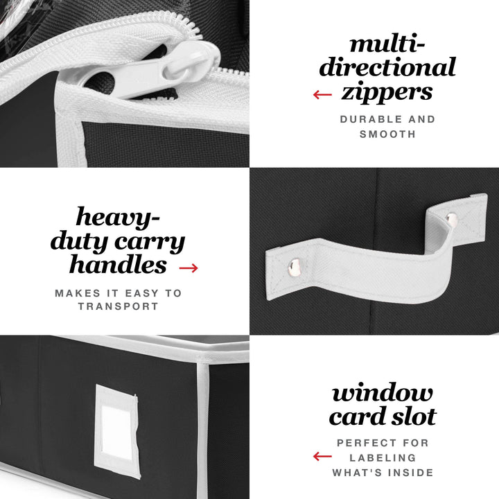 Christmas Gift Wrap Organizer with Pockets